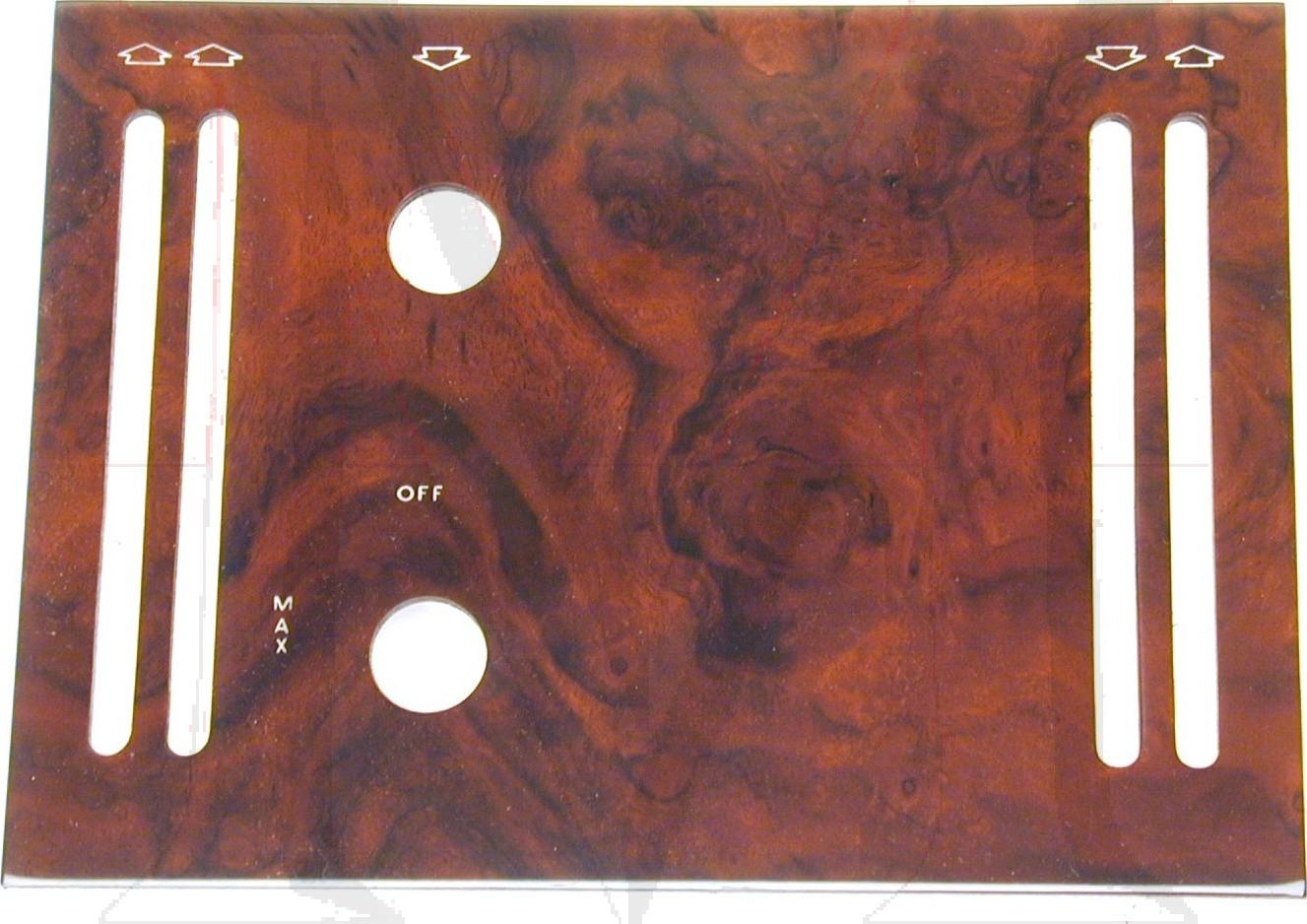 BURL WOOD A/C COVER