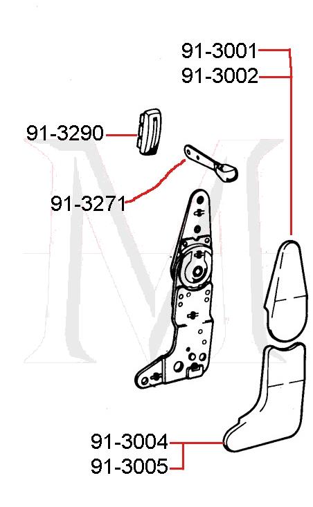 SEAT SIDE COVER RETAINER