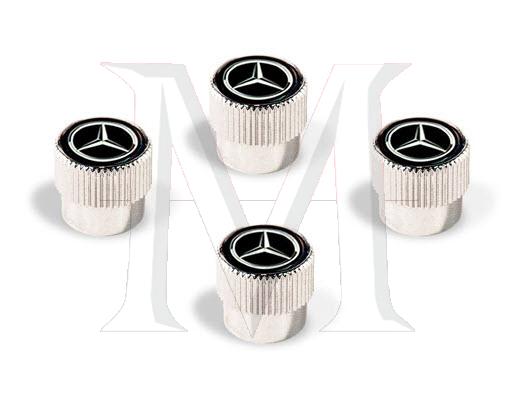 Chrome Valve Stem Caps Set of 4